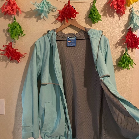 Raincoat | Rain Jacket | Teal Charles River | Med - Picture 4 of 6